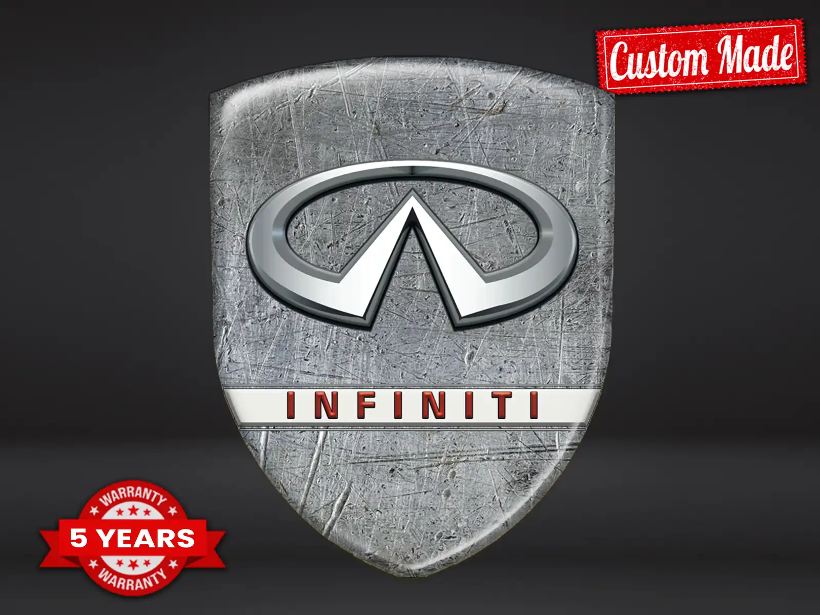 Infiniti Pegatinas Negocio Personalizadas X Máximo Resistente